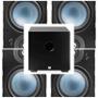 Imagem de KIT HOME AAT 4.1 - 4 unid LR E100 + 1 sub Compact Cube 8 
