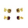 Imagem de Kit Horus Import 2 Brincos Ponto de Luz - Banhado em Ouro 18 K - KIT10554