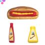 Imagem de Kit Hot Dogueria Comida comidinha Infantil brinquedo Barato
