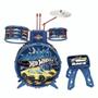 Imagem de Kit Hot Wheels Instrumentos Musicais Radical Bateria e Guitarra Infantil - Fun