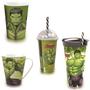 Imagem de Kit Hulk - 3 Copos e Caneca Marvel 320ml