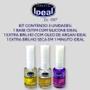 Imagem de Kit Ideal Base Cetim Extra Brilho Secagem Rapida Argan (Kit c/ 3 Unidades)