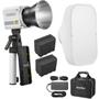 Imagem de Kit Iluminação Led Com Baterias Godox Para Ensaio Externo Ml60ii Bi 70w + Softbox