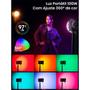 Kit Iluminador Led Rgb Colbor Wonder W100r 105w + Softbox Cp30 Com Grid + Tripé 2,4m Imagem de Kit Iluminador Led Rgb Colbor Wonder W100r 105w + Softbox Cp30 Com Grid + Tripé 2,4m