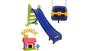Imagem de Kit Infantil Baby Escorregador Médio 3 Degraus  + Balanço Infantil Quadrado  - VARIAS CORES EXCLUSIVAS