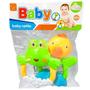 Imagem de Kit infantil bicho com chocalho baby com 2 12cm - barcelona - ddc