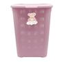 Imagem de Kit Infantil Cesto 30L, Caixa 18L, Lixeira 6L Rosa