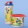 Imagem de Kit infantil copo e redondinha branca de neve da tupperware