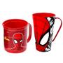 Imagem de Kit Infantil do Homem Aranha Caneca Giratória 360ml + Caneca 500ml