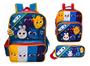 Imagem de Kit Infantil Escolar Bolofofos Clio - Design Único - 43cm