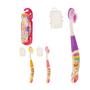 Imagem de Kit infantil Escova de Dente com Desenhos Saúde bucal com diversão