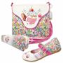 Imagem de Kit Infantil Feminino Sapatilha, Bolsa E Estojo Docinhos, Magicc Kids