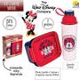 Imagem de Kit infantil Garrafa + porta lanches Minnie Plasutil ref.15631