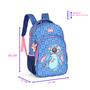 Imagem de Kit Infantil Juvenil Escolar Mochila de Costas com Estojo Stitch - Luxcel Original