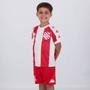 Imagem de Kit Infantil Kappa Bangu I Supporter Vermelho e Branco