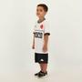 Imagem de Kit Infantil Kappa Vasco Supporter 2023 Branco e Preto