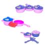 Imagem de Kit Infantil Menina Panela Comidinhas Eletro Louça 33Pç