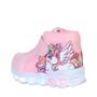 Imagem de Kit Infantil Menina Unicórnio Tenis de Luzinha Led Luz Longa Duração Com Bolsa Para Criança