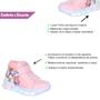 Imagem de Kit Infantil Menina Unicórnio Tenis de Luzinha Led Luz Longa Duração Com Bolsa Para Criança