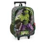 Imagem de Kit Infantil Mochila Rodinhas Lancheira E Estojo Hulk Luxcel