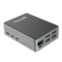Imagem de Kit Inicial CanaKit Raspberry Pi 5 Pro - 8GB RAM + 128GB Alumínio