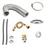 Imagem de Kit Instalação Aquecedor Compatível Lorenzetti LZ2000 2 Metros Duto