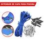 Imagem de Kit Instalação Capa de Piscina Com Extensor Pinos e Buchas 28 Unidades