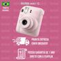 Imagem de Kit Instax Mini 12 Com Bolsa Original + Filme 10 Fotos Macaron ROSA