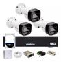 Imagem de Kit Intelbras 3 cameras Vhd 1120b Full Color, Dvr Mhdx 1004,c/ HD 500gb