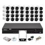 Imagem de Kit Intelbras 32 Cameras Segurança 1120b Dvr 32 Canais Mhdx 1232 C/6tb