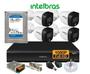 Imagem de Kit Intelbras 4 Cam Vhd 1220b Full Color 1080p Dvr 3004 1tb