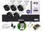 Imagem de Kit Intelbras 5 Cam Full Color 1220b Dvr Mhdx 3008-C C/ Purple