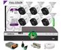 Imagem de Kit Intelbras 6 Cam Ful Color 1220 Dvr 8ch 3108 Hd C/ Purple