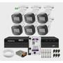 Imagem de Kit Intelbras 6 Câmeras  1120B G7 e dvr mhdx 1008 c/hd 2TB wd Purple