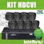 Imagem de Kit Intelbras 8 Câmeras + DVR 8 Canais Multi HD (Com HD)