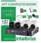 Imagem de Kit Intelbras completo alta definição - 4 câmeras int/ext - HD