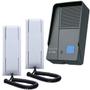 Imagem de Kit Interfone Porteiro Eletrônico F8-SN c/ 2 Pontos Audio HDL