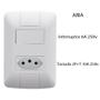 Imagem de Kit Interruptor 6A Com Tomada 4x2 2P+T 10A 250V Aria Tramontina