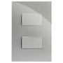 Imagem de Kit Interruptor Duplo Simples 4X2 Brg11008-6Pr