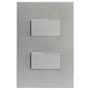 Imagem de Kit Interruptor Duplo Simples 4X2 - - Brs12033-2Pr