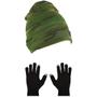 Imagem de Kit inverno 1 touca gorro camuflada e 1 par de luva c/ touch