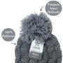 Imagem de Kit Inverno Feminina Cachecol Xadrez E Touca Pompom