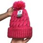 Imagem de Kit Inverno Quentinho Feminino Para Viagem Com Touca Pompom Lã E Luva Touch Screen 