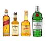 Imagem de Kit Jack Daniels Honey + Red Label + White Horse + Tanqueray