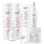 Imagem de Kit Jacques Janine No More Frizz Shampoo Condicionador 240ml Máscara 240g Ampola 15ml Finalizadores