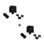 Imagem de Kit janela blindex de correr com 4 folhas - Bronze