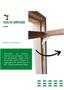 Imagem de Kit Janela Maxim Ar - Braço 30cm - C/ Fecho - Em Bronze