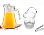 Imagem de Kit Jarra De Vidro 1,6L Com Tampa + Balde de Gelo Vidro Com Pegador