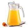 Imagem de Kit Jarra De Vidro 1,6L Com Tampa + Balde de Gelo Vidro Com Pegador