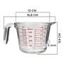 Imagem de Kit Jarra Medidora Vidro Resistente 500ml Com Mixer Misturador Para Ovos